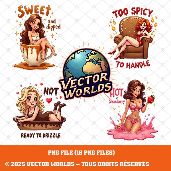 16 Cute & Sexy Cartoon Dessert Girls