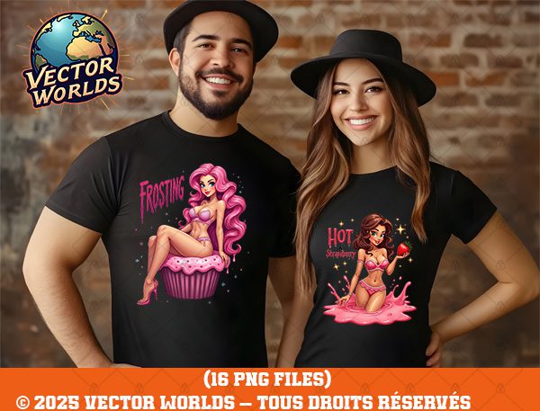 16 Cute & Sexy Cartoon Dessert Girls – Image 7