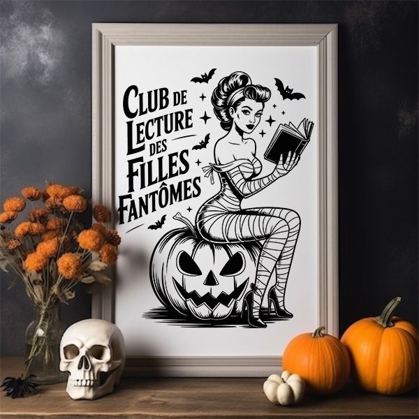 Club de lecture des filles fantômes – 4 Fichiers SVG, PNG, EPS, DXF | Vector Worlds – Image 5