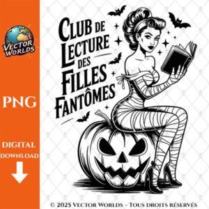 Club de lecture des filles fantômes – 1 Fichiers SVG, PNG, EPS, DXF | Vector Worlds