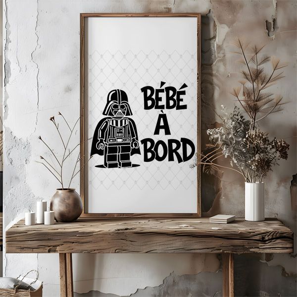 Bébé à bord dark vador – 1 Fichiers SVG, PNG, EPS, DXF | Vector Worlds – Image 2