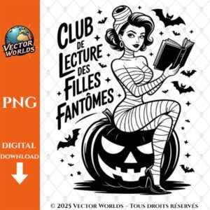 Club de lecture des filles fantômes – 1 Fichiers SVG, PNG, EPS, DXF | Vector Worlds