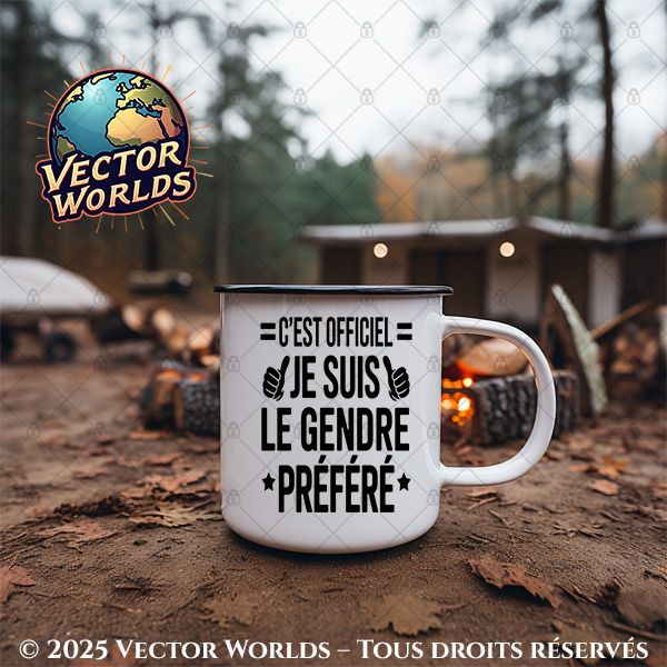 Cest officiel je suis le gendre préféré – 1 Fichiers SVG, PNG, EPS, DXF | Vector Worlds – Image 4