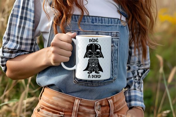 Bébé à bord dark vador – 1 Fichiers SVG, PNG, EPS, DXF | Vector Worlds – Image 3