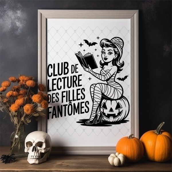 Club de lecture des filles fantômes – 1 Fichiers SVG, PNG, EPS, DXF | Vector Worlds – Image 2