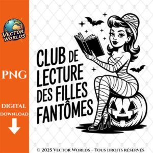 Club de lecture des filles fantômes – 1 Fichiers SVG, PNG, EPS, DXF | Vector Worlds
