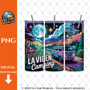 La vie en camping - 1 fichier - PNG - Vector Worlds