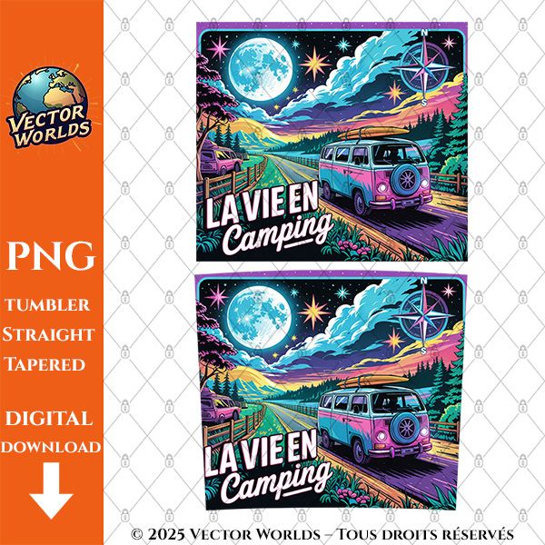 La vie en camping - 1 fichier - PNG - Vector Worlds – Image 2