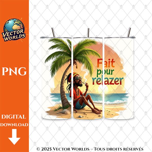 Fait Pour Relaxer - 1 fichier - PNG - Vector Worlds