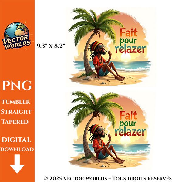 Fait Pour Relaxer - 1 fichier - PNG - Vector Worlds – Image 2