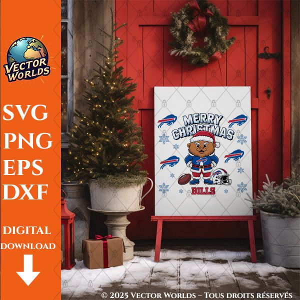 NFL Buffalo Bills – 1 Fichiers SVG, PNG, EPS, DXF | Vector Worlds – Image 5