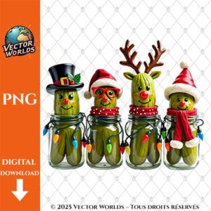 Christmas Pickles – 1 Fichiers PNG | Vector Worlds