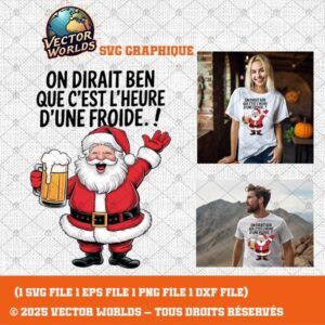 On dirait ben que c’est l’heure d’une froide ! – 1 Fichiers SVG, PNG, EPS, DXF | Vector Worlds