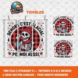 Dehors c’est glacial pis moi aussi - 1 fichier - PNG - Vector Worlds