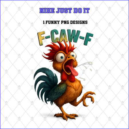 F-Caw-F – 1 Premium PNGs for Sublimation & Print