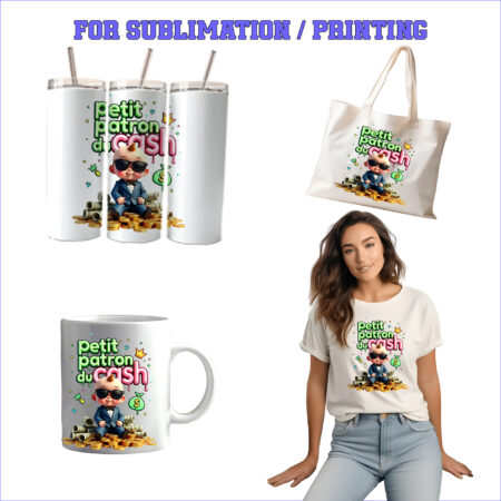 Petit patron du cash – 1 Premium PNG for Sublimation & Print