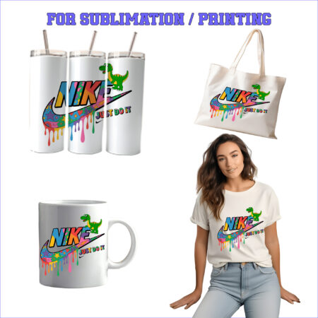 Nike dinosaur Collection – 1 Premium SVG for Sublimation & Print