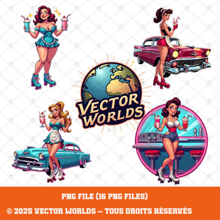 Premium PNG Design Pack – 16 High-Quality Files for Sublimation & Print