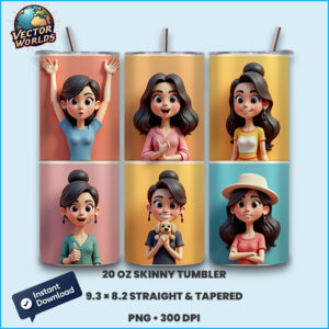 3D animation - Tumbler Wrap