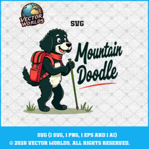 Moutain doodle SVG