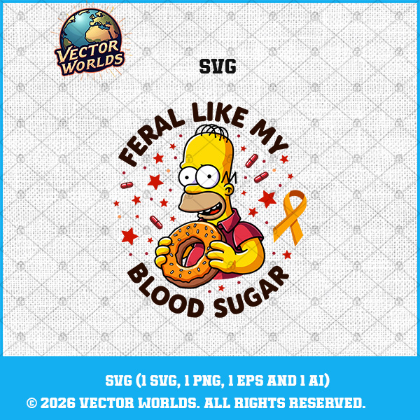 Feral like my blood sugar - SVG