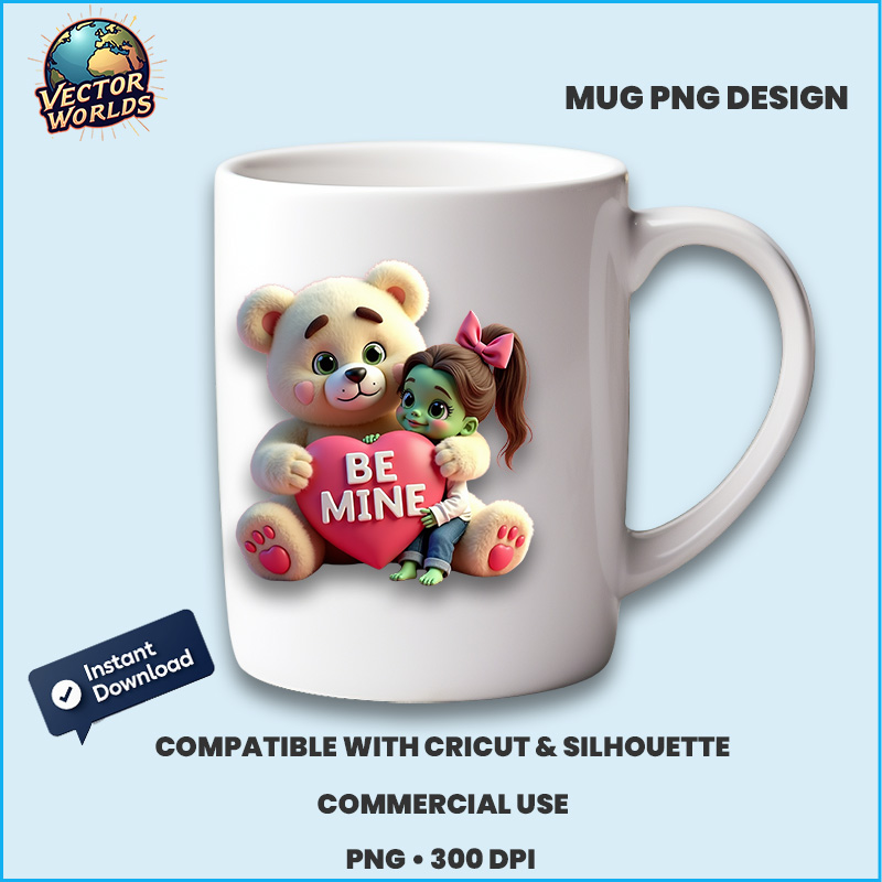 Be mine PNG sublimation design - Image 3