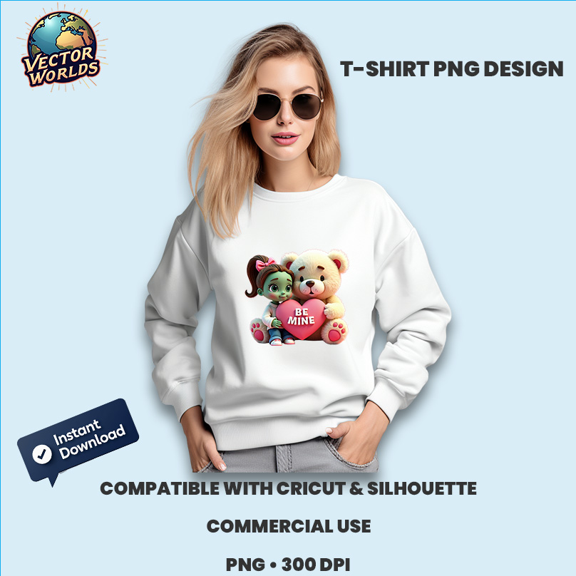 Be mine PNG sublimation design - Image 2