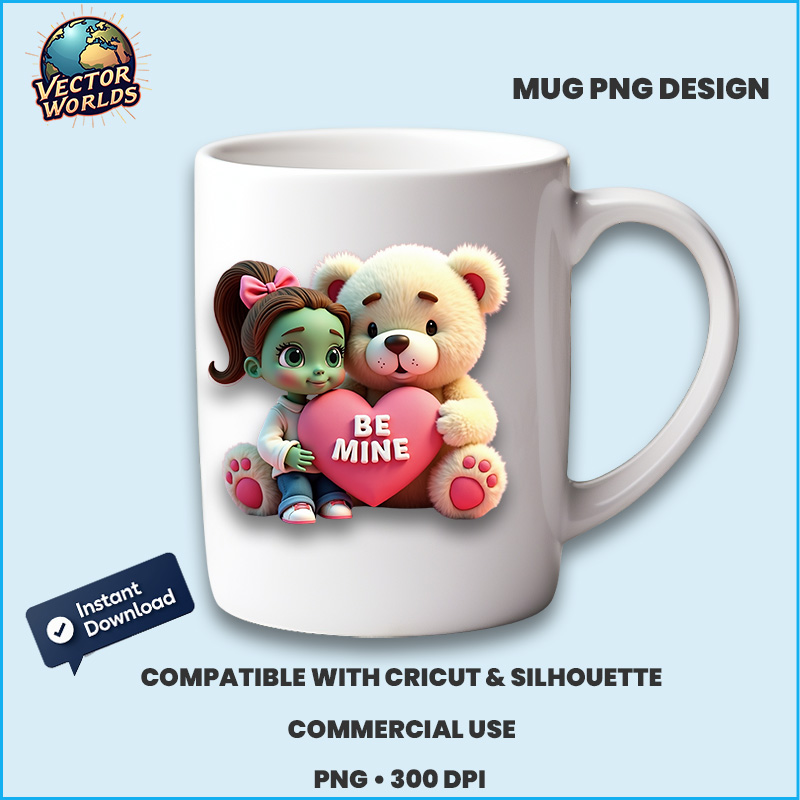 Be mine PNG sublimation design - Image 3