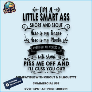 I'm a little smart ass - SVG Design