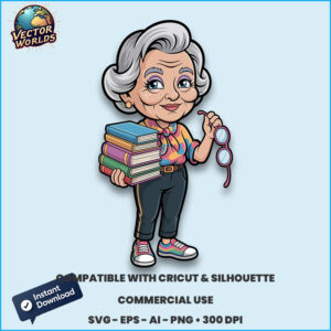 Granny Funny - SVG Design