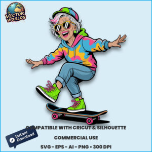 Granny Funny - SVG Design