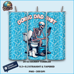 Doing Dad Shit - Tumbler Wrap