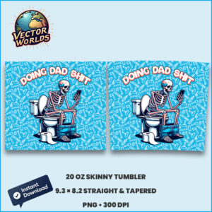 Doing Dad Shit – Tumbler Wrap