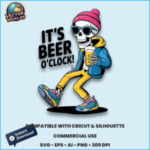 It's BEER O'Clock! - SVG