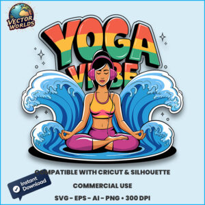 YOGA VIBE - SVG
