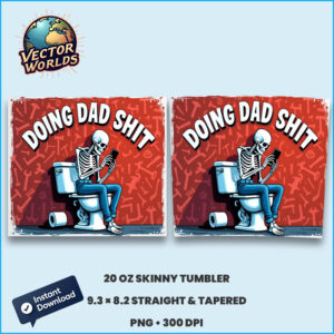 Doing Dad Shit – Tumbler Wrap
