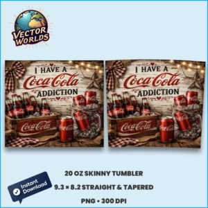 I have a coca cola addiction – Tumbler Wrap
