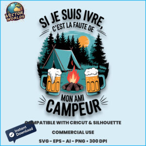 Si je suis ivre – SVG Design