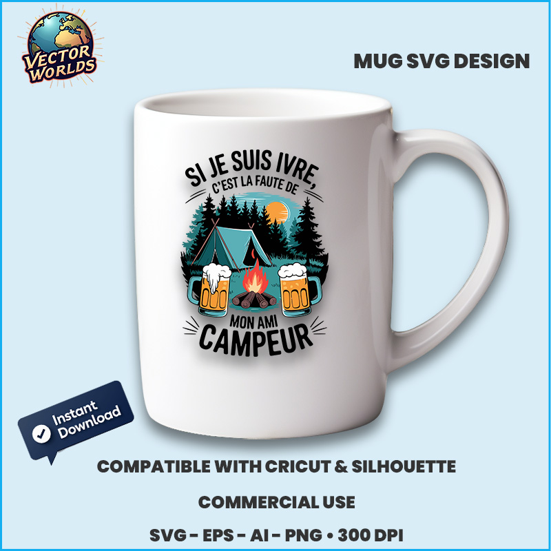 Si je suis ivre - SVG Design - Image 3