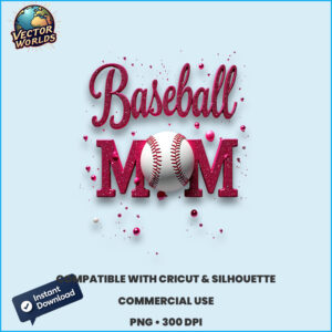 Baseball Mom PNG sublimation design